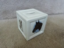 Coin Bank by THE HUNTSMAN Equestrian Horse Saddle Bridle Bit 3 1/8"