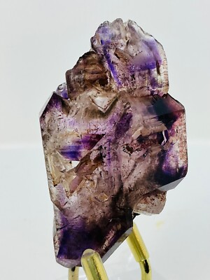 Super Seven Kristall perfekt geformt Zepter Quarz Rohstein Amethyst Quarz