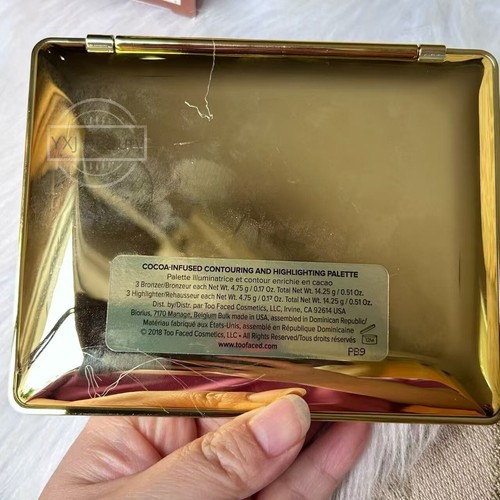 New Too Faced Cocoa Contour Contouring & Highlighting Palette Full Size~Rare - Picture 6 of 6