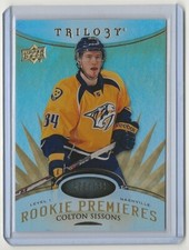 2014 2014-15 Upper Deck Trilogy Rookie #121 Colton Sissons 679/799 Predators