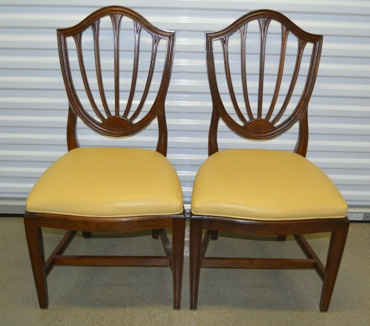 Ethan allen shield back chairs clearance