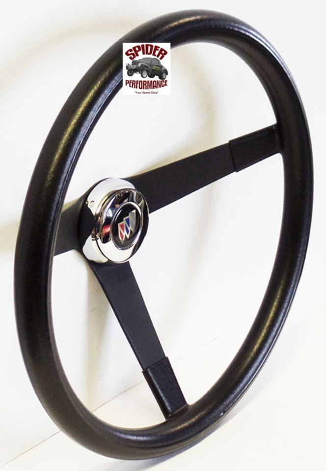 Volante Buick Wildcat Skylark LeSabre Electra 69-76 14 3/4 DE COLECCIÓN NEGRO Foto 2 de 4