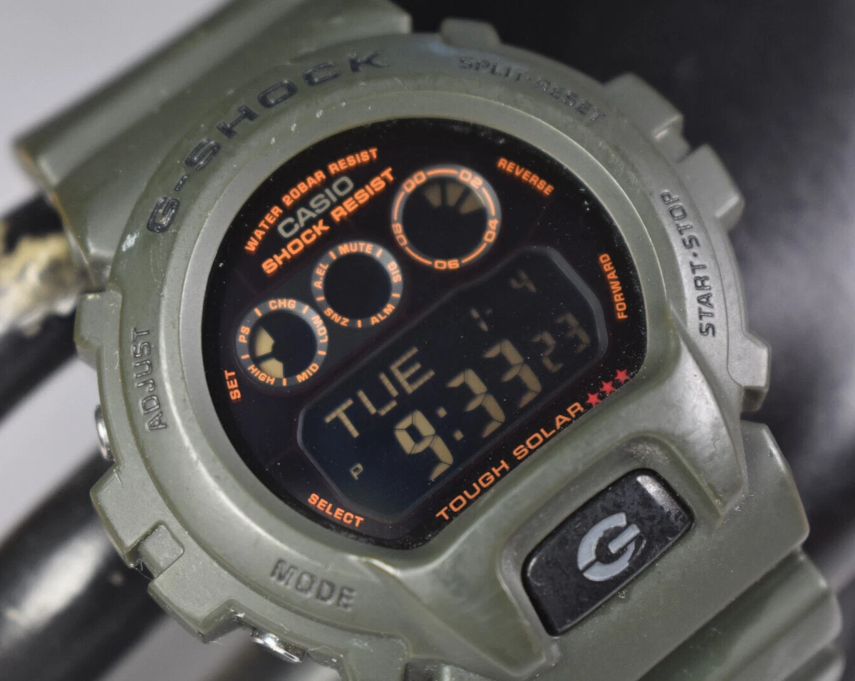 Casio military store green watch