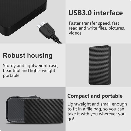 Portable Hard Disk Drive High Speed USB 3.0 1TB/2TB/4TB Portable External HDD - Bild 9 von 14