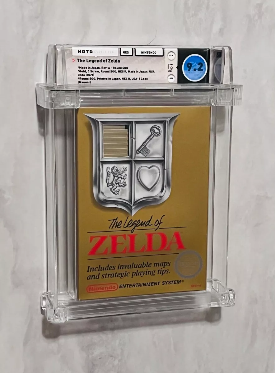 nes legend of zelda cib 1st print tm box