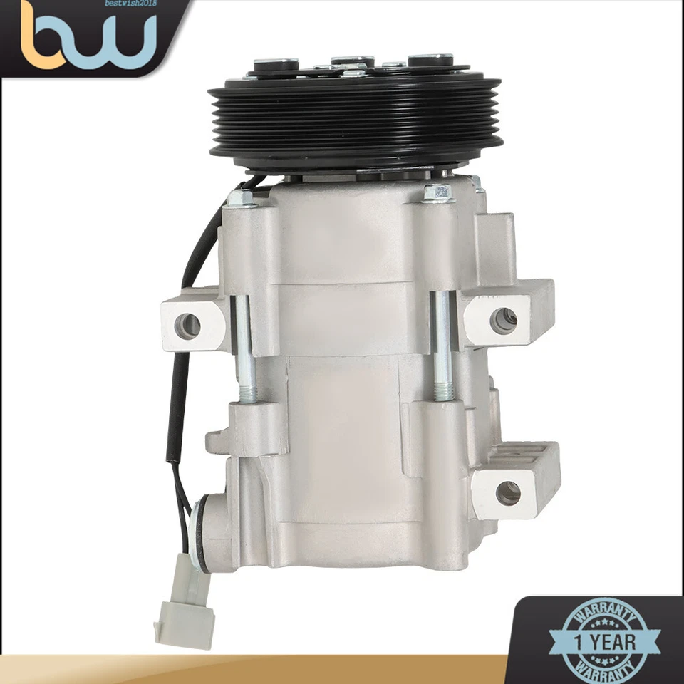 Compresor de aire acondicionado con embrague 1 pieza para Ford Escape Mazda Tribute 3,0 L V6 2002-2005 Foto 2 de 4