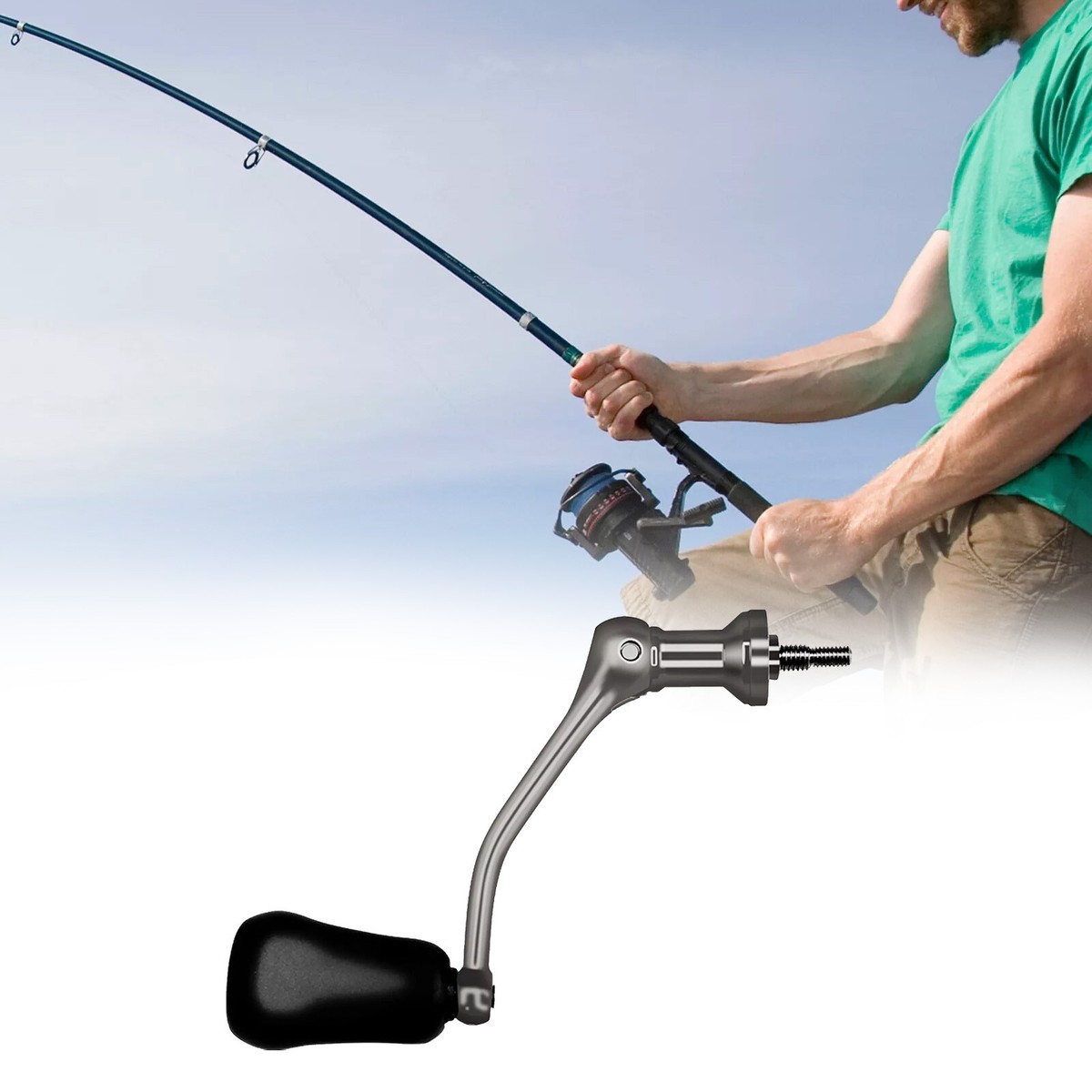 aftermarket spinning fishing reel handles Handle Replacement,Fishing Reel Rotary Knob Power Handle for Fishing Handle Replacement Parts : Sports & Outdoors Power Handle for Shimano Inshore Spinning Reels for only models that have screw Spinning Reel Winn Reel Handle