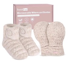 Suzzipad Cozy Microwavable Mittens & Heated B...