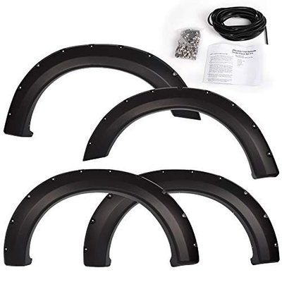 #ad 4PCS Fender Flares F150 04 08 Styleside Lincoln Mark LT 07 08 Pocket Riveted $201.99