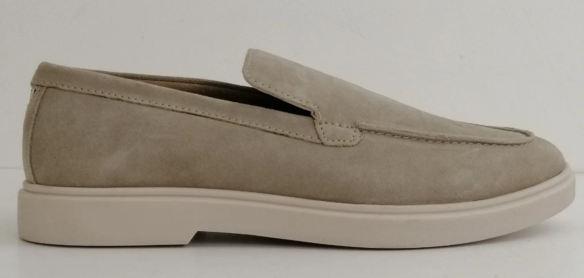 Autograph Men's Casual Loafers Stone Suede Upper Almond Toes Slip On New