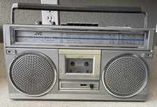 JVC RC-555JW Boombox Vintage Stereo Radio AM FM Tested No Outlet
