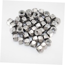 1/4"-20 Nylon Insert Hex Lock Nuts 50 Pack 304 Stainless Steel 1/4"-20 (50 pcs)