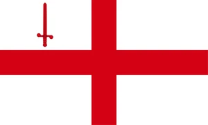 London Flag Self Adhesive Vinyl Sticker