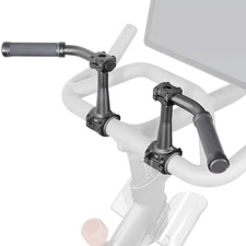 CyclingDeal 1 Pair of Backsweep Bar Extenders for Peloton w/ Handlebar Grips