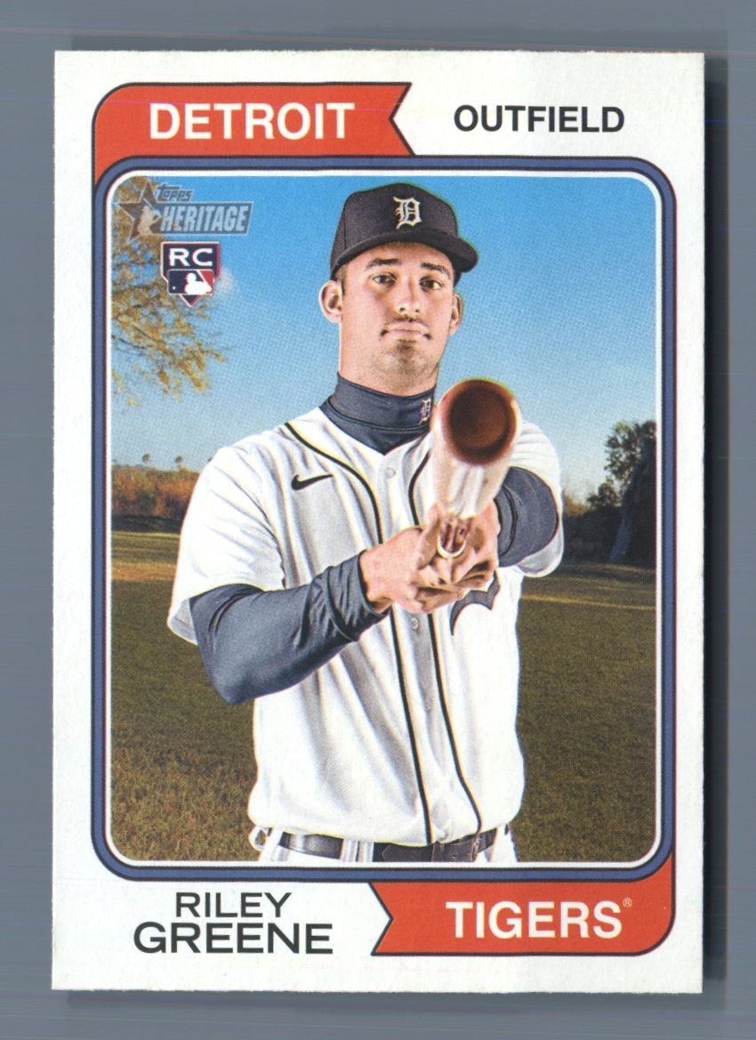 2023 Topps Heritage - Riley Greene #48 (RC)