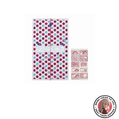 Bandai Onigiri Blätter, 10 Blatt, Milky Peko Design, 2221781, Made in Japan