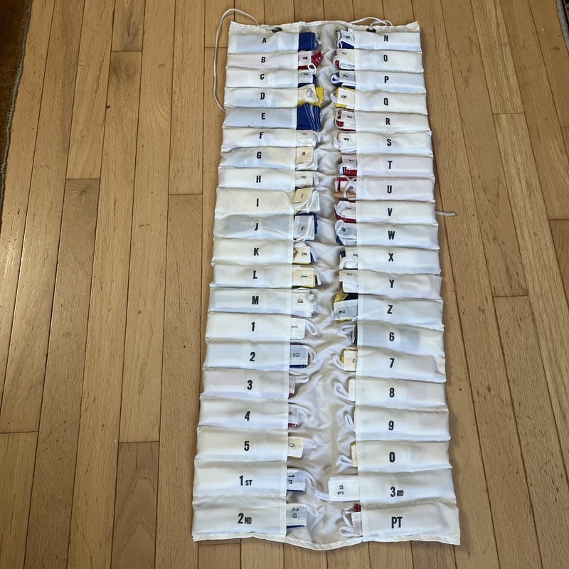 Nautical Code Flags Nylon Set Of 40 Never Used