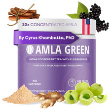 Amla Green Amla Powder Immunity Blend Superfood Supplement Elderberry 20X Ultra
