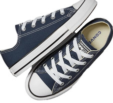 Converse Kid's Chuck Taylor All Star Low Top Shoe, Navy, 1 M US Little Kid- NEW
