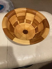 Multi Wood 4” H Bowl