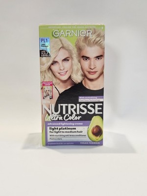PL1 Garnier Hair Color Nutrisse Ultra Color Nourishing Creme Lightest Platinum