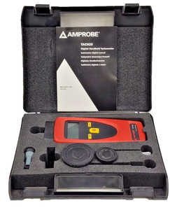 Amprobe TACH20 Contact and Non-Contact Tachometer USED WORKS IN CASE