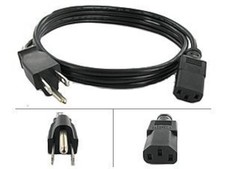 AC Power Cord For Original Fat PS3 Wall Plug For PlayStation 3 Original Mint 2Z