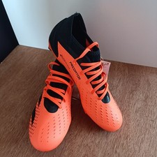 RRP £120.00 Adidas Black/Orange Predator Accuracy 3 Football Boots UK 8.5 BNWT