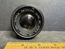 Estate Olympus OM-SYSTEM ZUIKO MC AUTO-S 1:1.8 50mm Lens OM-10 OM-1 OM-2 OM-4