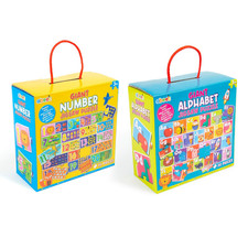 Giant Puzzle Bundle – Alphabet & Number Jigsaws 30pcs | Toddler Learning Toys 2+