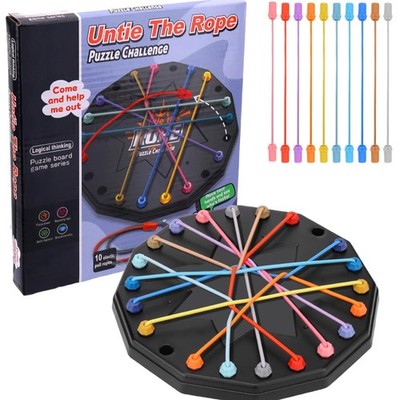 New Brainy Knots Game: Portable Educational Puzzle Challenge for Any Occasion