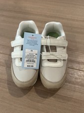 Charlie Toddler Beige Sneakers with Hook and Loop Strap Cat Jack Kids Size 11C