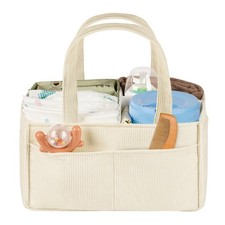 Baby Diaper Caddy Organizer - Portable Nursery Storage Basket for Newborn Ess...