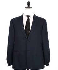  1,595 EMPORIO ARMANI- G lIne Green/Blue Geometric Pattern Blazer - 42R