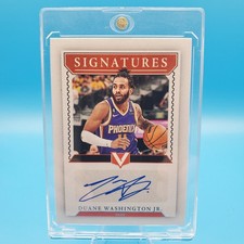 Duane Washington Jr 2022-23 Chronicles Vertex Basketball Autograph Phoenix Suns