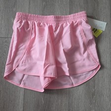All In Motion Girls' Mid Rise Run Shorts Pink Size XL 14