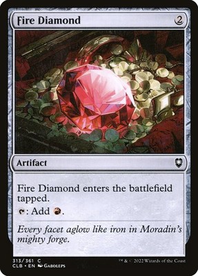 MTG Fire Diamond  - Commander Legends: Battle for Baldur's Gate #313