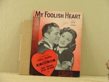 My Foolish Heart - Ned Washington & Victor Young - Sheet Music 1949 READ