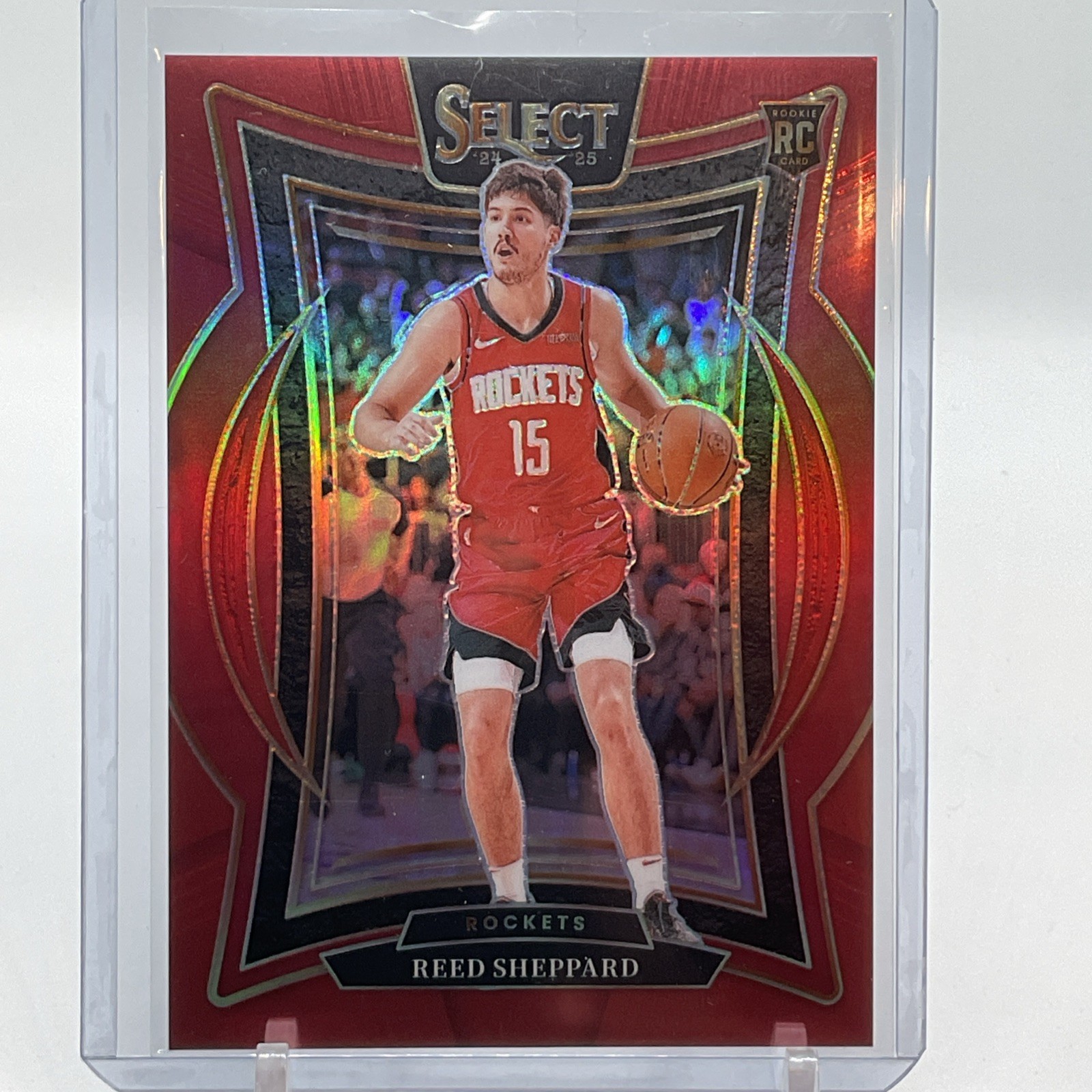 2024-25 Panini Select Reed Sheppard Concourse Rookie Red Prizm /199 #68