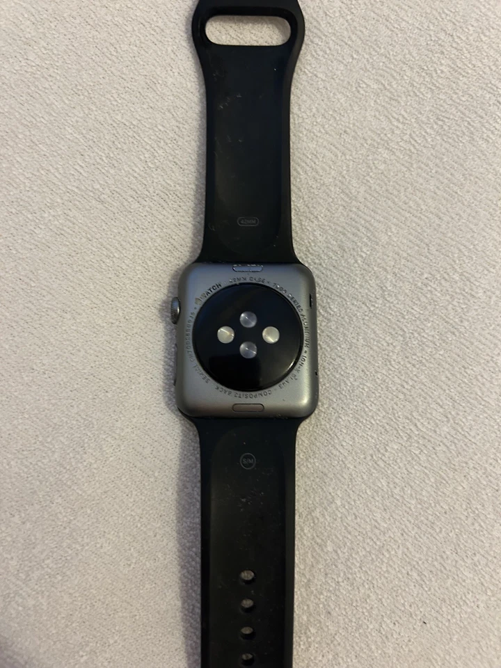 Apple Watch Edition A1554 7000 sport black Series Composite Black 42mm MJ3T28/A  - Image 3 of 4