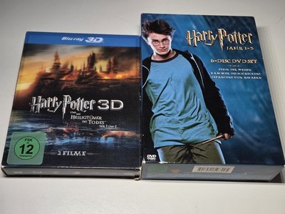 Harry Potter DVD Box 1 3 + Heiligtümer des Todes 3D Blu-ray Set