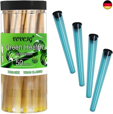 Zigarettenpapier 50Pcs,Zigarettenset,110mm Premium Slim Zigarettenpapier Long