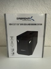 Sabrent DS-UC1B USB-C SATA Dock for 2.5/3.5 HDD SSD Hot-Swap Tool-less
