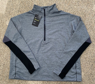 NIKE Pro Hyper Warm Long Sleeve Training Top Shirt Grey $80 Women's Plus Size 1X