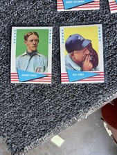 1961 Fleer Baseball Greats 4-Card Lot Max Carey Mordecai Brown Roger Bresnahan V
