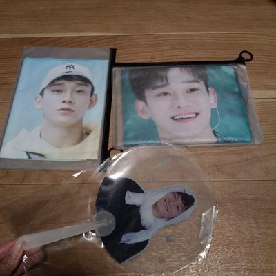 EXO Chen Slogan 2 Sets, uchiwa Fan