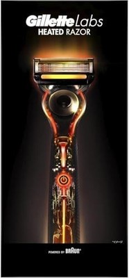 Gillette Labs Heated Razor Starter Kit Magnetic Charging Dock 5-Blade from Japan