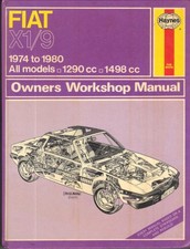 Fiat X191300 1500bertone Designedx19 Haynes Workshop Manual 1974-1980 Fiat X191300 1500bertone Designedx19 Haynes Workshop Manual 1974-1980