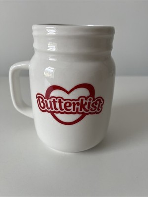 Butterkist Popcorn Becher Tasse Glasform sehr guter Zustand