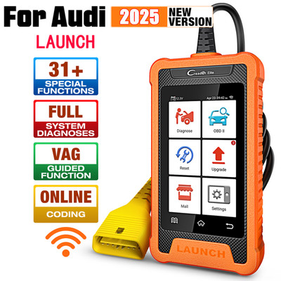 LAUNCH Creader Elite OBD2 Diagnosegerät Aktiver Test ECU Coding für VAG Group VW